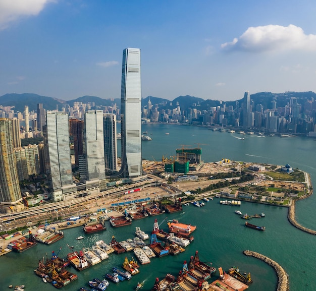 Kowloon West, Hong Kong, 14 septembre 2018 :- Ville de Hong Kong