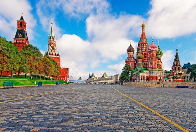 Kremlin de Moscou, Place Rouge et Cathédrale Saint-Basile