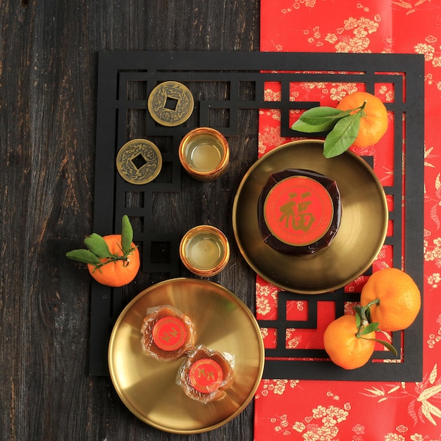 Kue Keranjang Nian Gao pour le festival du Nouvel An d'Imlek