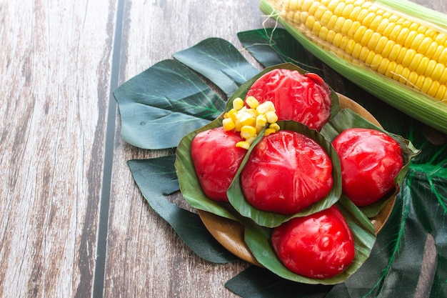 Kue Ku Est Une Cuisine Traditionnelle D'indonésie