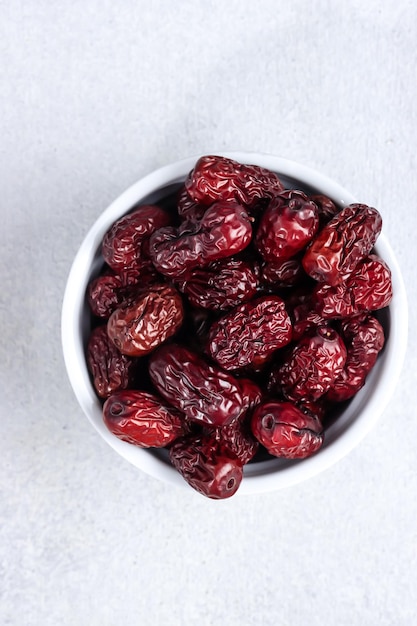 Kurma merah ou dattes rouges ou angco est un fruit séché ou un jujube