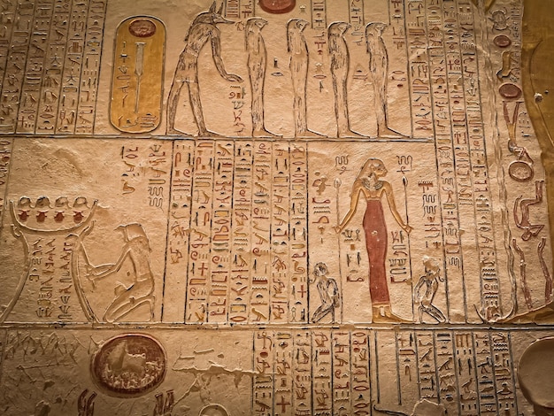KV9 Vallée des Rois No 9 Tombe de Memnon tombeau des pharaons de la 20e dynastie Ramsès V et Ramsès VI