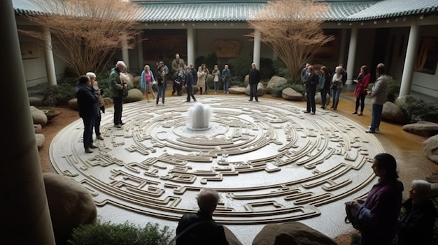 Le labyrinthe du jardin des dieux