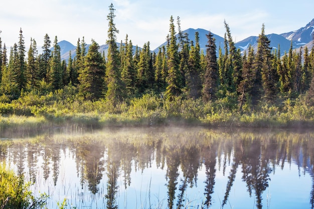 Lac sur l'Alaska