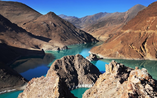 Lac au Tibet