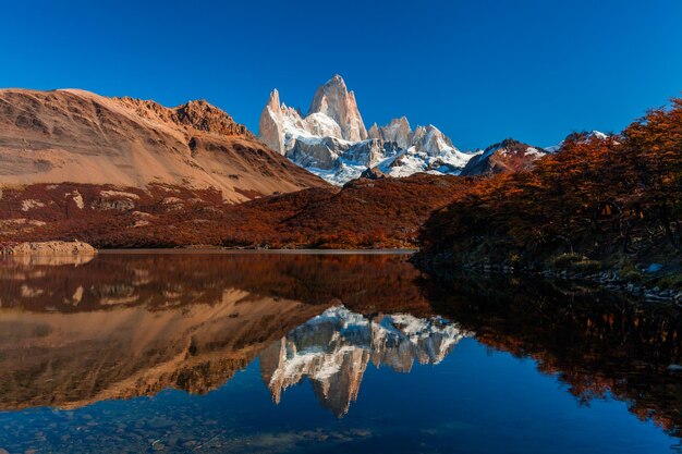 Photo lac capri mont fitz roy el chalten patagonie argentine