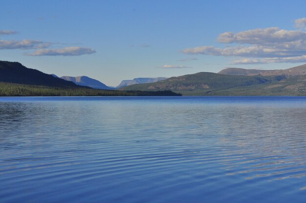 Lac du soir sur le plateau de Putorana