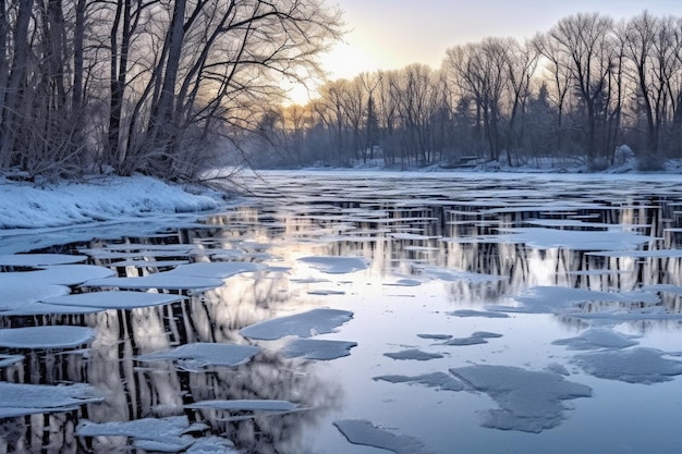 Lac froid