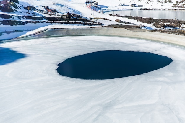 Photo lac gelé