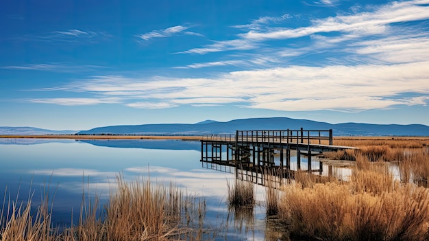 Le lac Klamath naturel