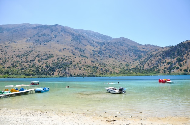 Lac Kournas en Crète (Grèce)