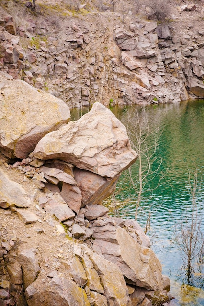 Le lac de montagne