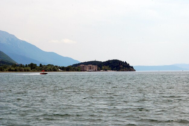 le lac d'Ohrid en Macédoine