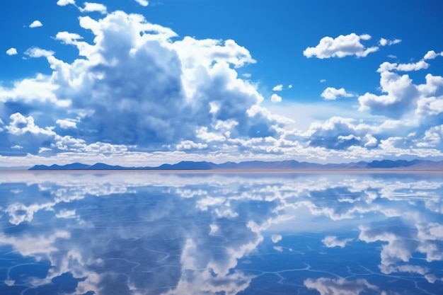 Le lac salé de bolivie