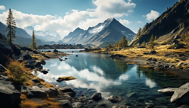 Les lacs d'Ayryk dans les montagnes de l'Altai Suberia Russie