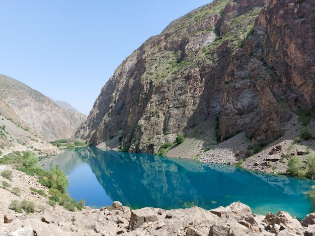 L'un des lacs de la collection des lacs Haftkul