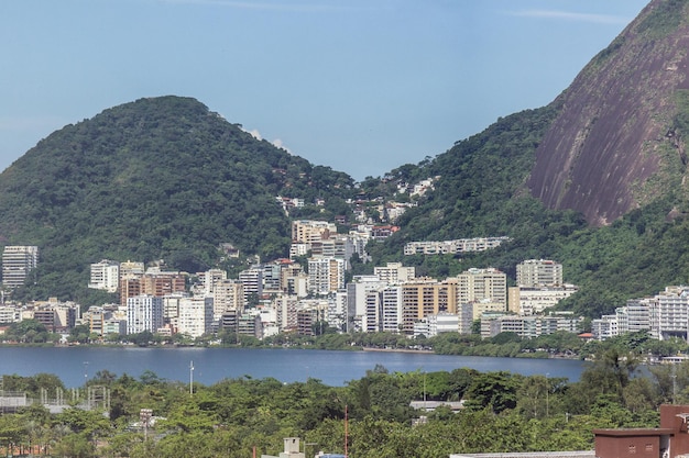 Lagon Rodrigo de Freitas à Rio de Janeiro Brésil