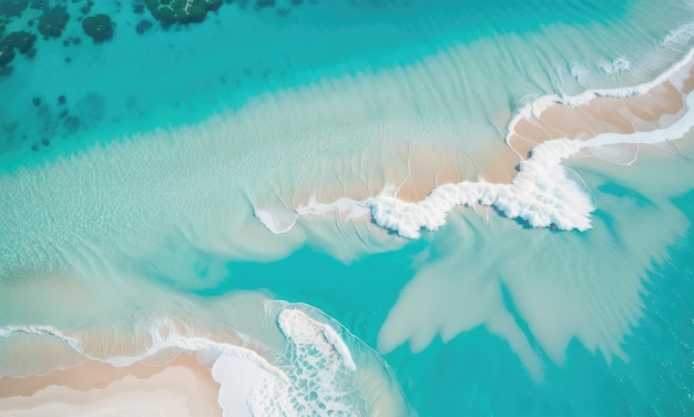 Le lagon turquoise et ses plages de sable blanc