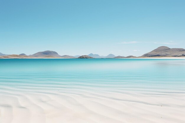 Photo des lagons sereins avec des eaux turquoises calmes et des plages de sable blanc