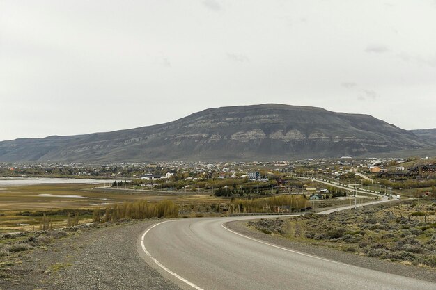 Laguna Nimez dans le lac Argentino à côté d'El Calafate en Patagonie Argentine