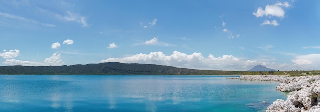 Lagune d'Alchichica à Puebla au Mexique