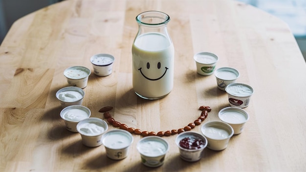 Le lait éclaboussé dans un verre capture l'essence de la fraîcheur et de la santé pour la marque des produits laitiers