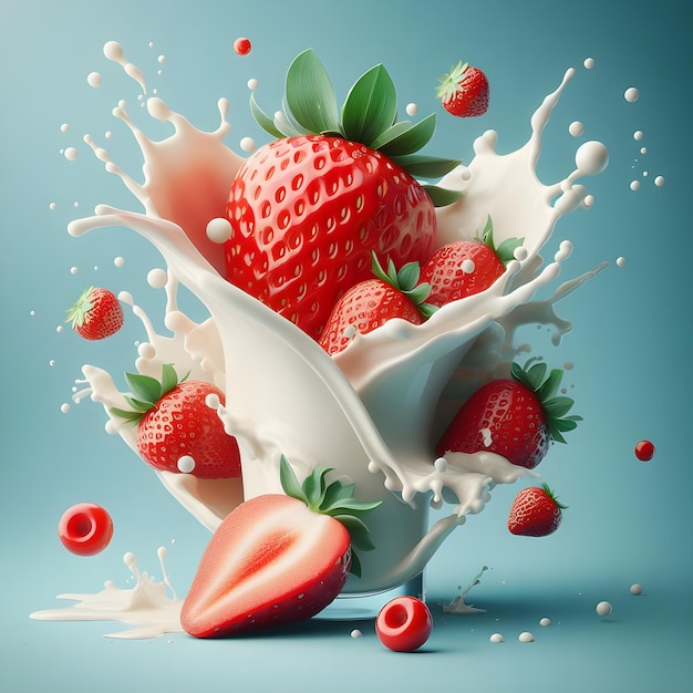 Le lait de fraise