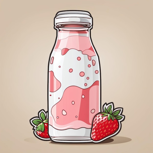 Lait de fraise