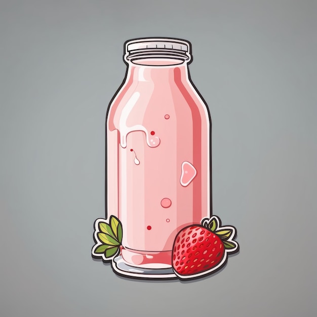 Lait de fraise