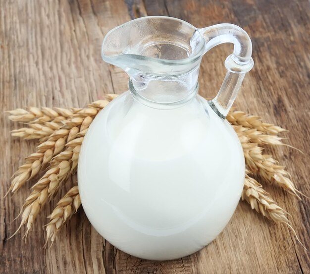 Photo le lait de près