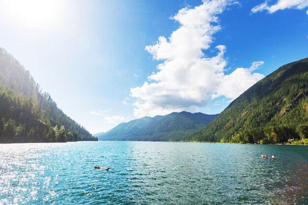 Lake Crescent à Olympic National Park, Washington, USA