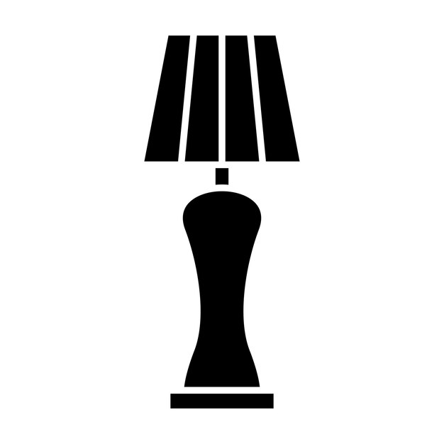 Photo lampadaire glyphe solide noir illustration