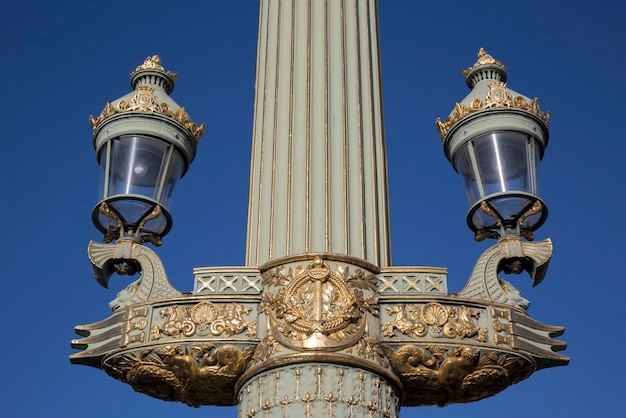 Lampadaire Place de la Concorde Square Paris France