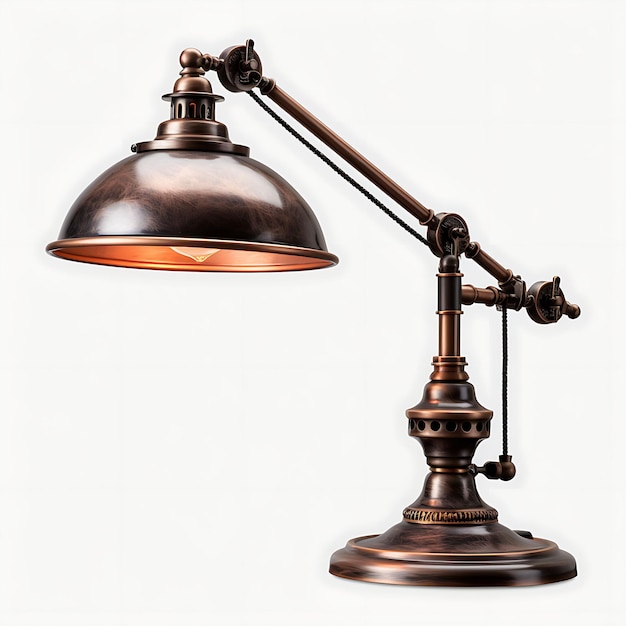 Lampe à bras oscillant au design élégant et isolé pour la création de contenu de podcast et la décoration de la pièce