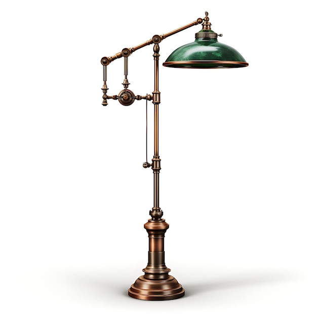 Lampe à bras oscillant au design élégant et isolé pour la création de contenu de podcast et la décoration de la pièce