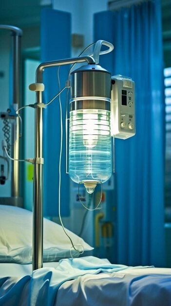 Photo lampe dans la salle d'opération à l'hôpital