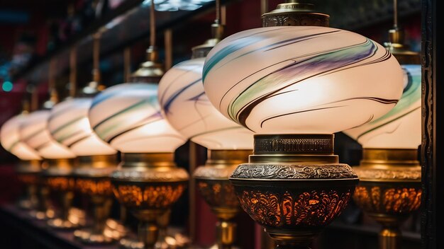 Photo lampe décorative dans un magasin