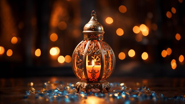 Lampe élégante Royale Ramadan Kareem Eid Mubarak