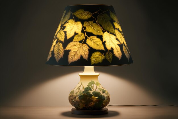 Lampe à Feuilles