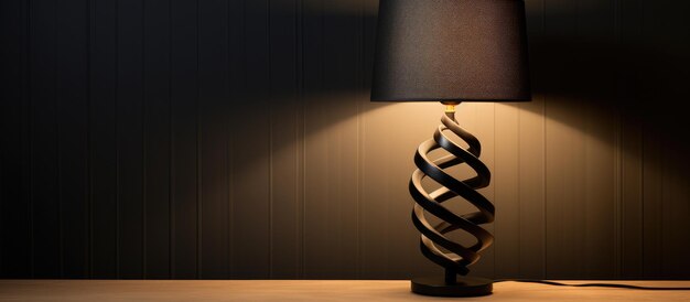 Lampe noire moderne