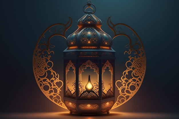 Une lampe avec le nom eid dessus