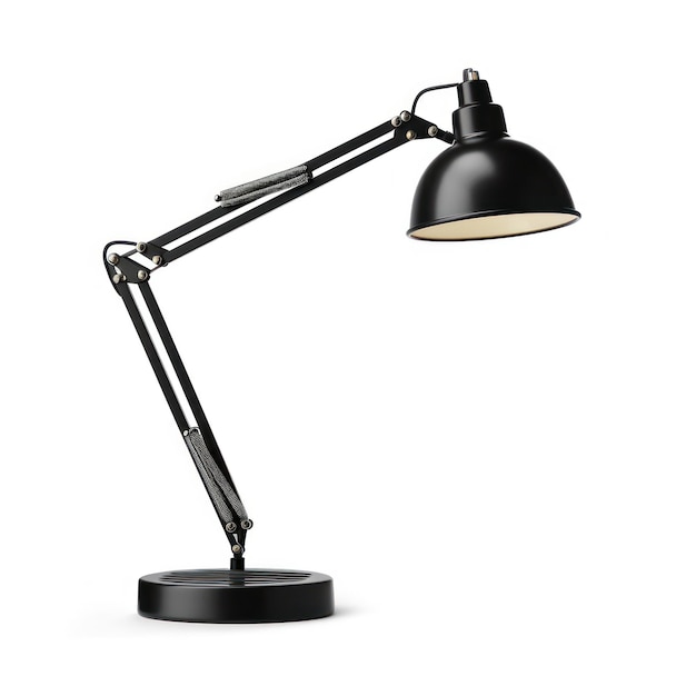 Lampe de table de bureau isolée