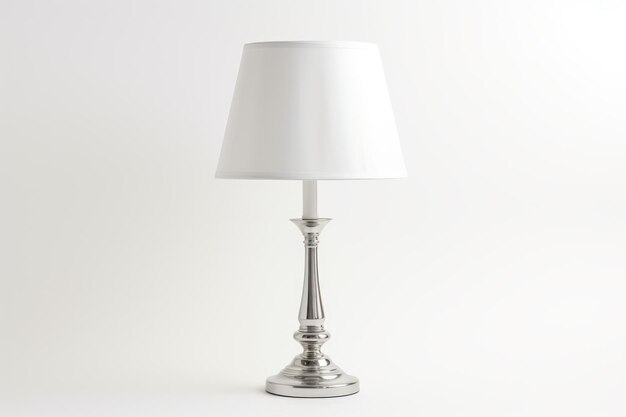 Photo lampe de table isolée sur fond blanc