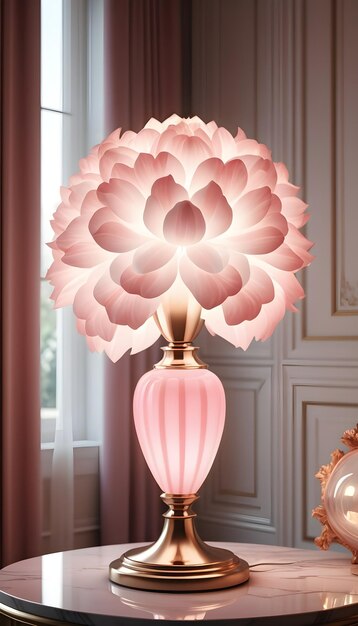 lampes de table décoratives roses