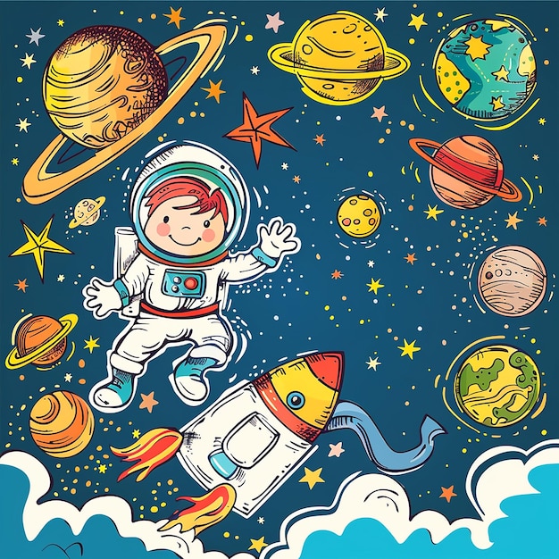 Lancement de la fusée