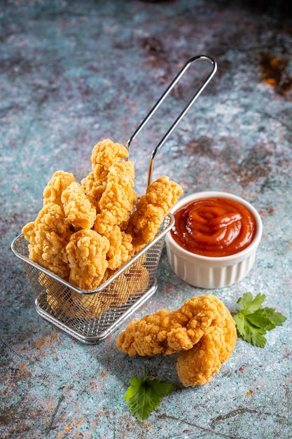 Lanières de poulet panées Doigts de poulet