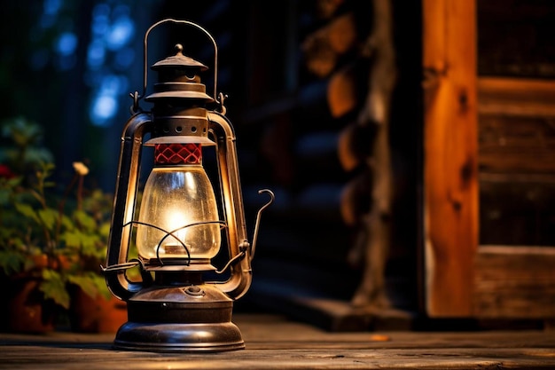 Photo une lanterne à l'ancienne