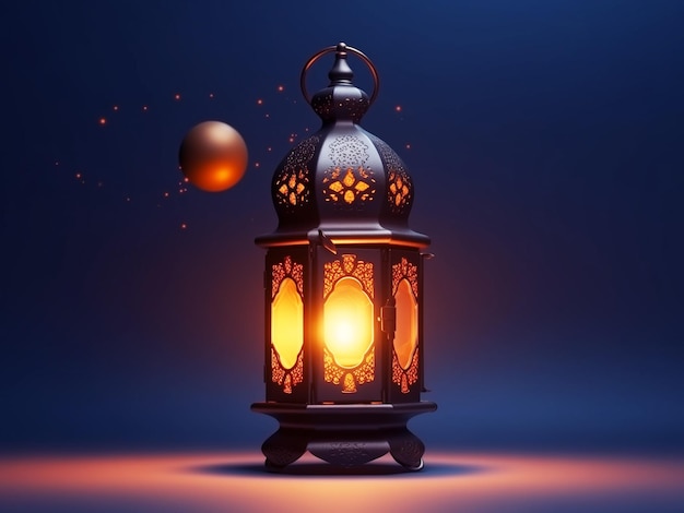 Photo la lanterne islamique comme concept pour le ramadan kareem