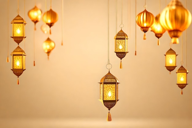 Photo lanternes et arrière-plans islamiques pour les occasions du ramadan et les fêtes internationales à diyala