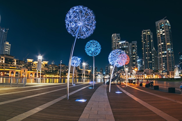 Lanternes à fleurs de Dubaï